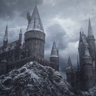 Hogwarts winter wallpaper