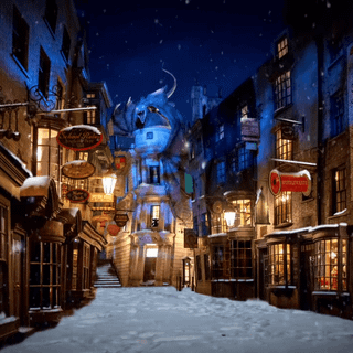 Hogwarts winter wallpaper