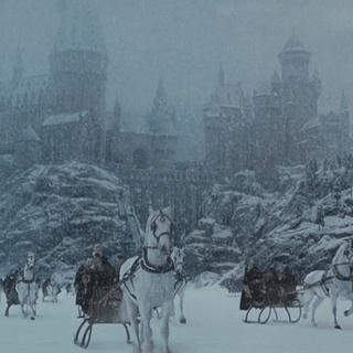 Hogwarts winter wallpaper