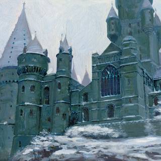 Hogwarts winter wallpaper