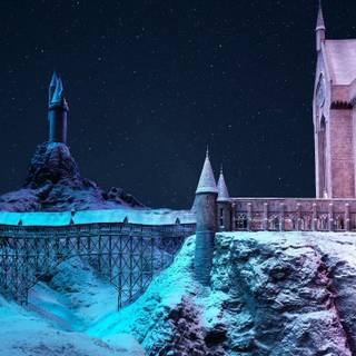 Hogwarts winter wallpaper