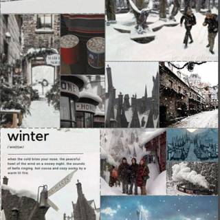 Hogwarts winter wallpaper
