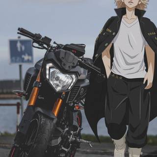 Motorcycle anime wallpaper