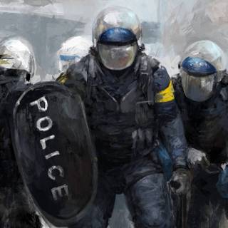 Riot Police wallpaper