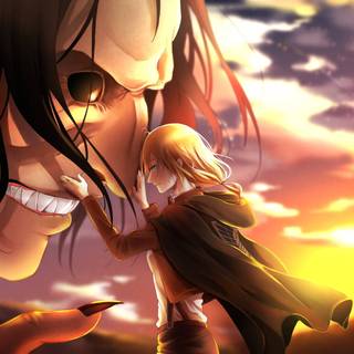 AOT girls wallpaper