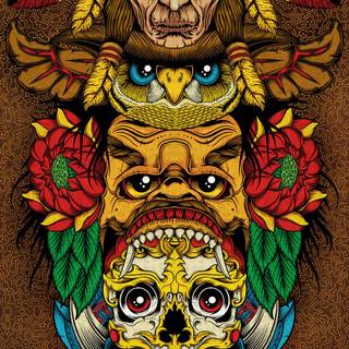 Totem pole wallpaper