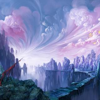 3D magical fantasy wallpaper