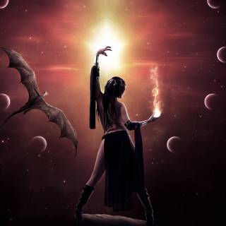 3D magical fantasy wallpaper