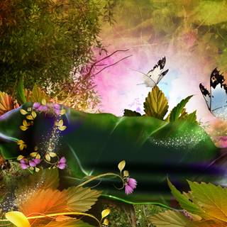 3D magical fantasy wallpaper