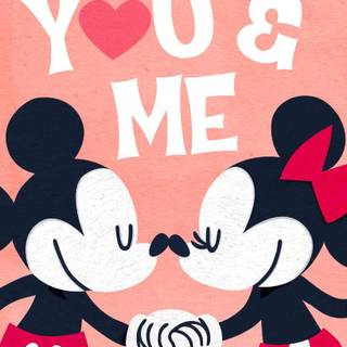 Valentine Mickey Mouse wallpaper