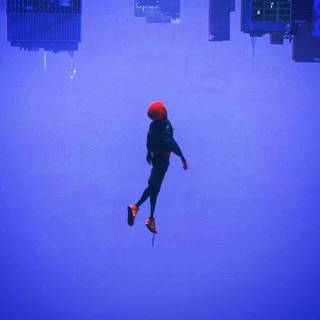 Spider Man falling wallpaper
