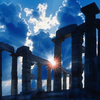 Greek architecture wallpaper