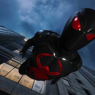 Spider Man falling wallpaper