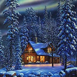 Luxury winter wallpaper