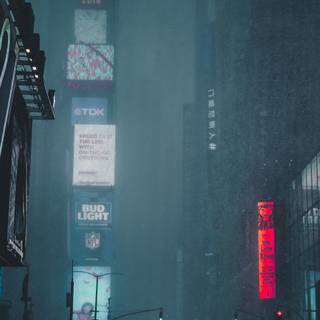 Dark rainy wallpaper