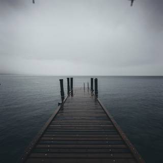 Dark rainy wallpaper