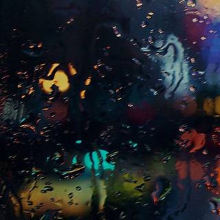 Dark rainy wallpaper