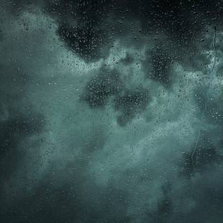 Dark rainy wallpaper