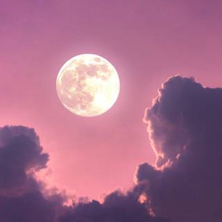 Cloud moon wallpaper