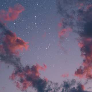 Cloud moon wallpaper