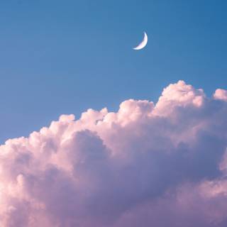 Cloud moon wallpaper