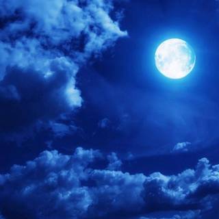 Cloud moon wallpaper