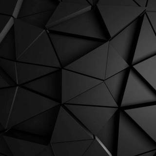 Black shapes wallpaper
