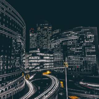 Dark buildings wallpaper