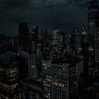 Dark buildings wallpaper