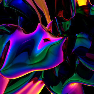 Black shapes wallpaper