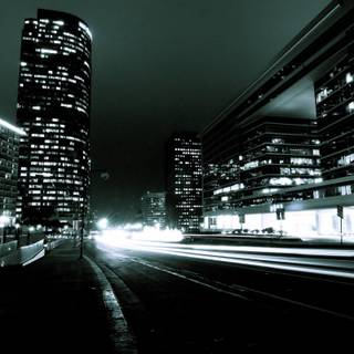 Dark buildings wallpaper