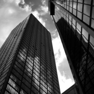 Dark buildings wallpaper