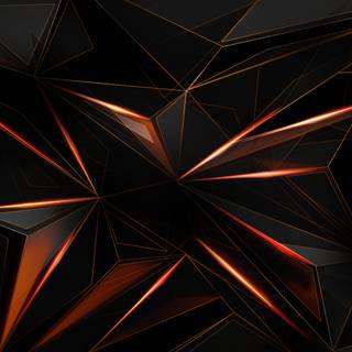 Black shapes wallpaper