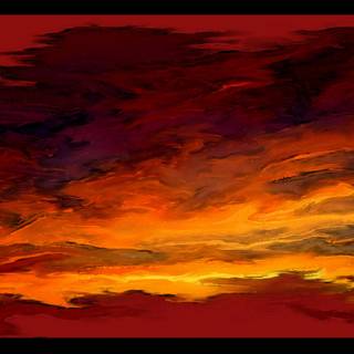 Abstract sunset wallpaper