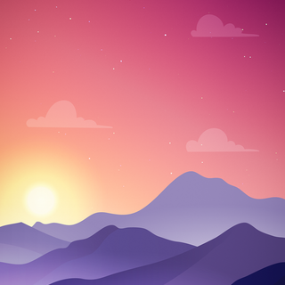 Abstract sunset wallpaper