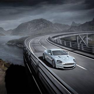 Cars on road wallpaper