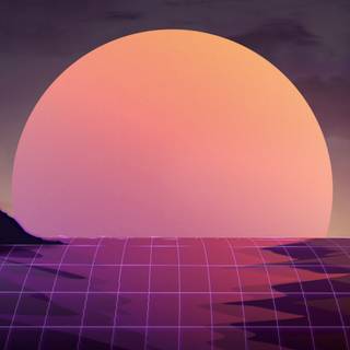 Abstract sunset wallpaper