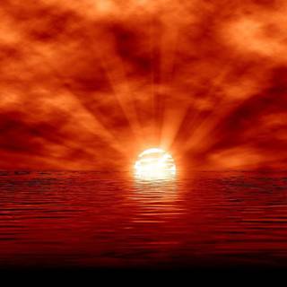 Abstract sunset wallpaper