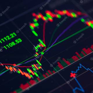 Candlestick pattern wallpaper