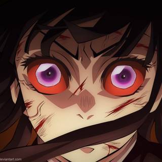 Demon Slayer eyes wallpaper