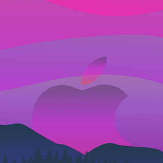Aesthetic Apple wallpaper