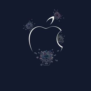 Aesthetic Apple wallpaper