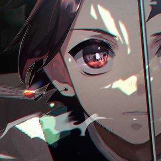 Demon Slayer eyes wallpaper