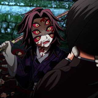 Demon Slayer eyes wallpaper