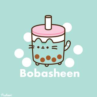 Boba cats wallpaper