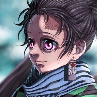 Demon Slayer eyes wallpaper