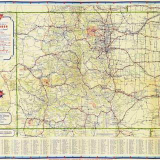 Colorado map wallpaper