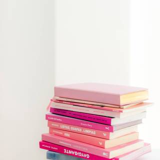 Pink book wallpaper