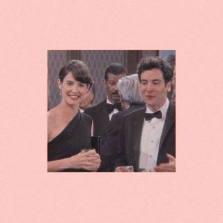 Ted and Robin wallpaper