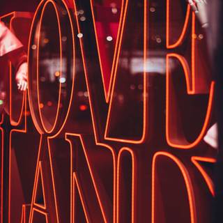 Neon Valentine wallpaper